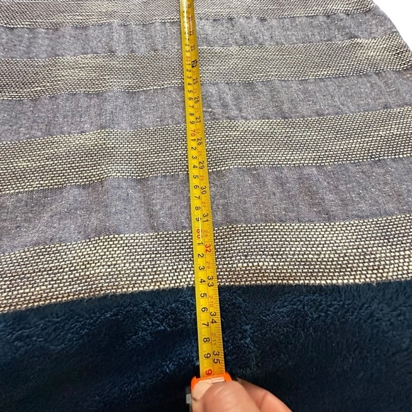 5 for $40 SALE! 
CLEMENCE t-shirt dress cotton linen blend stripped texture 28 - Picture 6 of 10